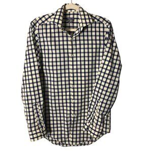 Van Heusen Wrinkle Free Flex Slim Fit Plaid Shirt - 14 - 14.5 32/33 Small